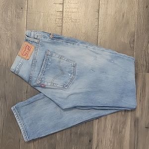 Distressed Levi Strauss Jeans